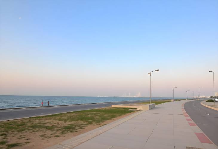 Exploring the Beauty of Al Khobar Corniche in the Morning